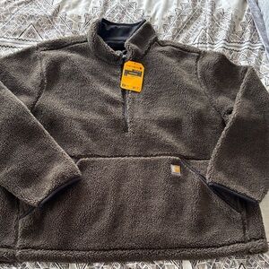 Carhartt Dark Brown Fleece Pullover